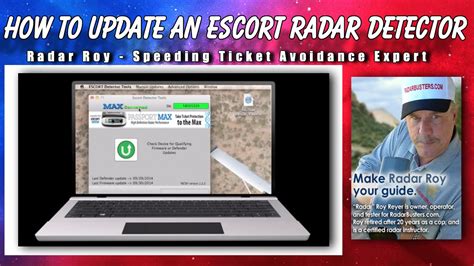 escort radar detector update software